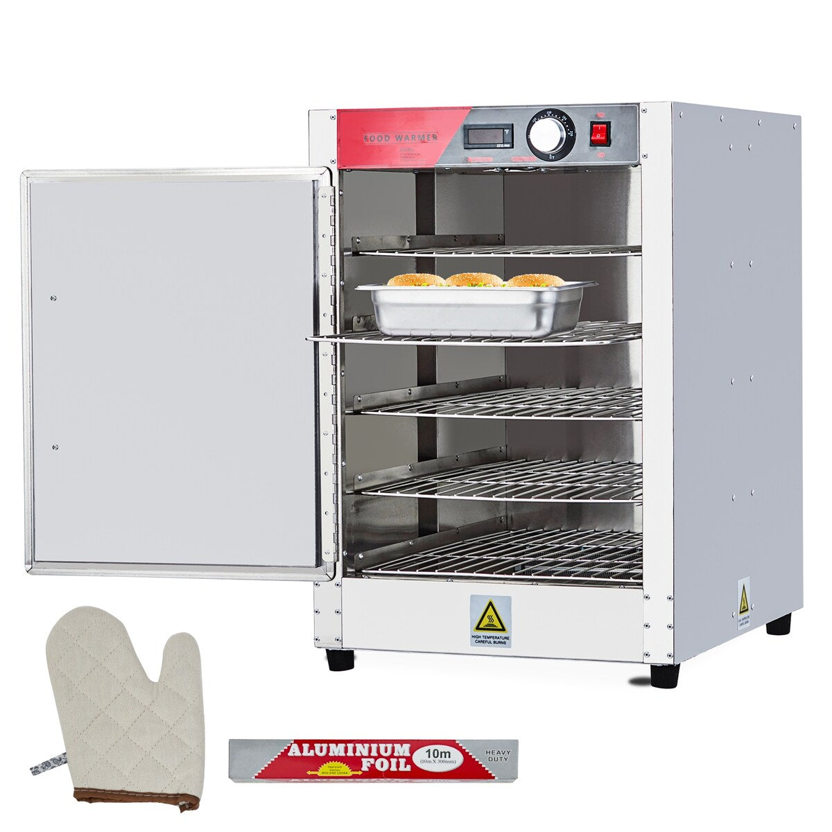 Hot Box Food Warmer Cabinet with Water Tray
