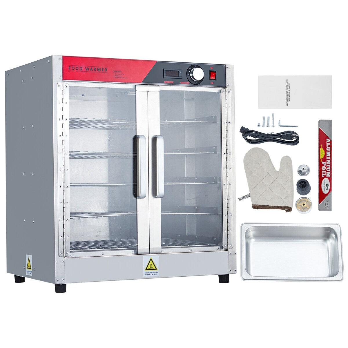 Hot Box Food Warmer Cabinet with Water Tray