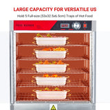 Hot Box Food Warmer Cabinet with Water Tray