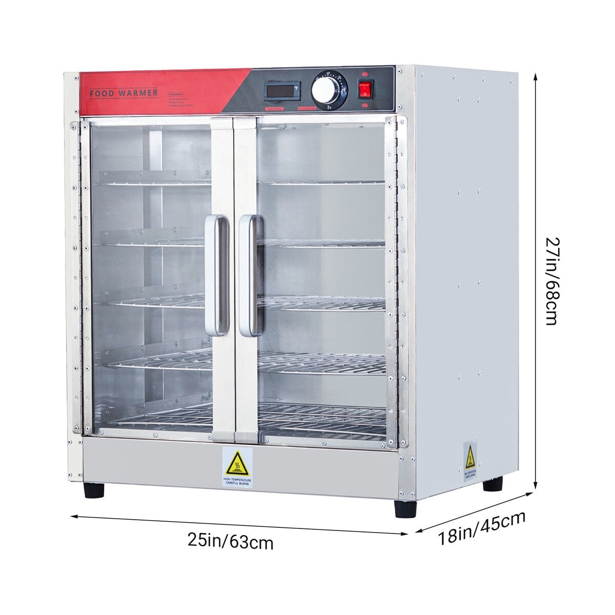 Hot Box Food Warmer Cabinet with Water Tray