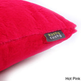 Aurora Home Faux Mink 12x12-inch Decorative Pillows (Set of 2)