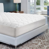 Hotel Solutions Overfilled Triple Protection Mattress Pad - N/A