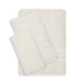 Hotel and Spa Omni Turkish Cotton Terry 3-piece Cream Bath Towel Set with White Script Monogrammed Initial