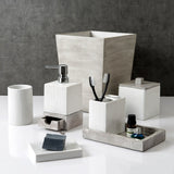 Hotelier Toothbrush Holder Grey - White