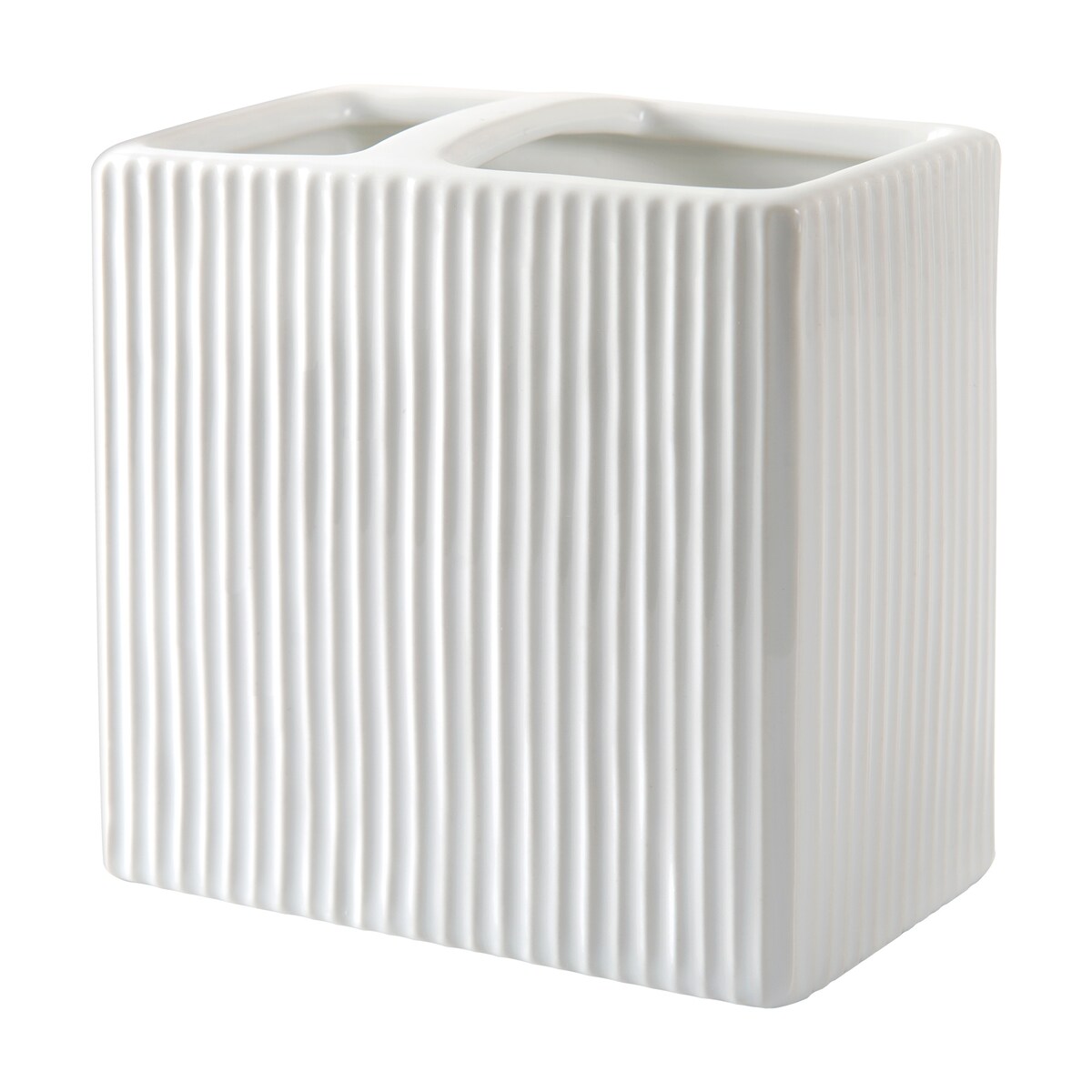 Hotelier Toothbrush Holder Grey - White