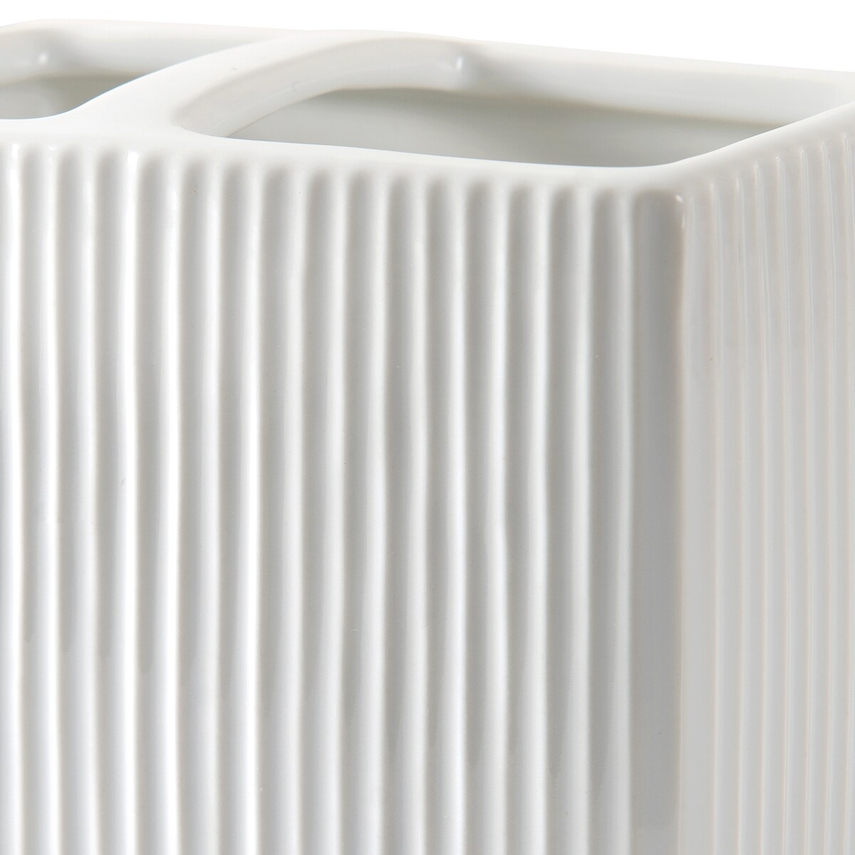 Hotelier Toothbrush Holder Grey - White