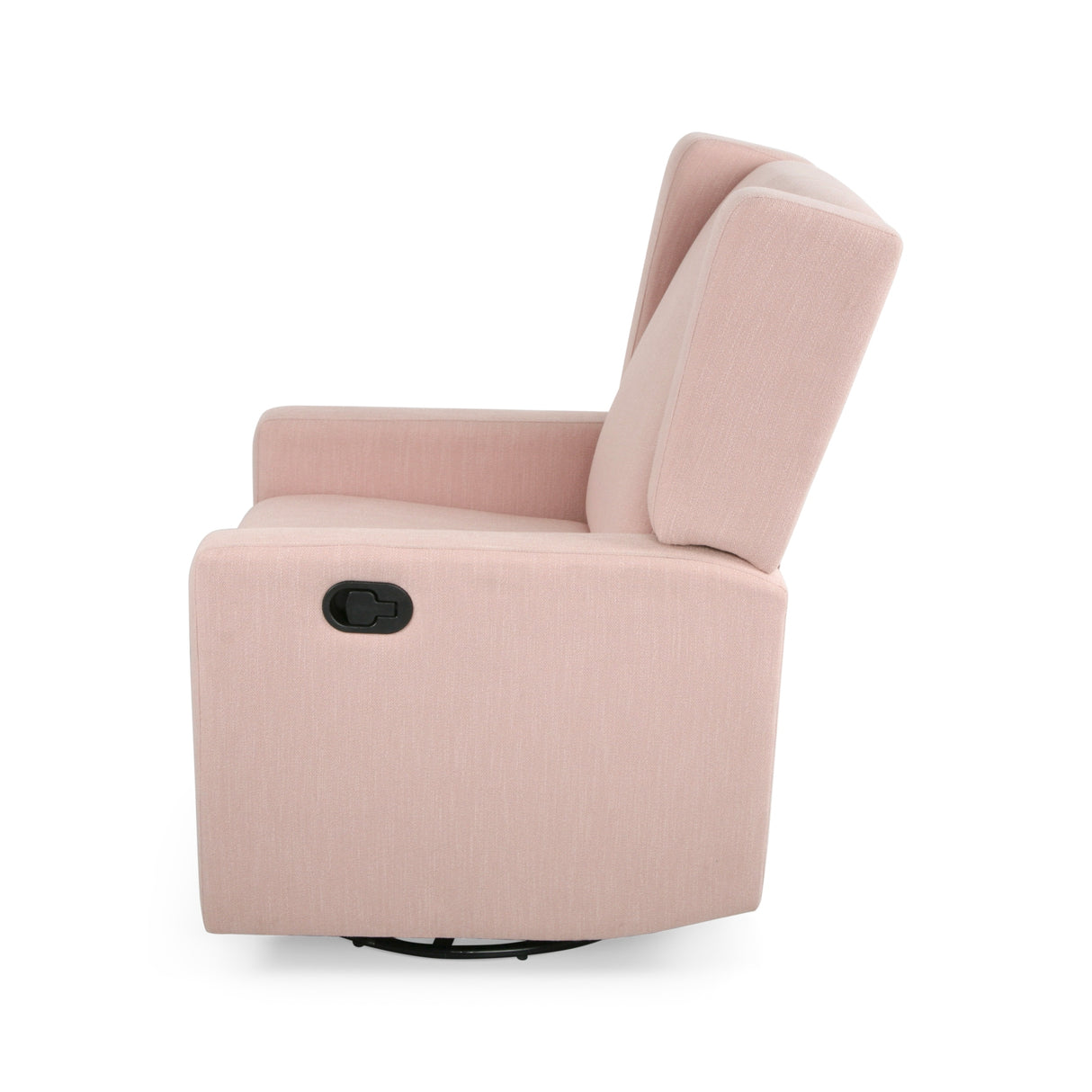 Hounker Contemporary Upholstered Swivel Recliner by Christopher Knight Home