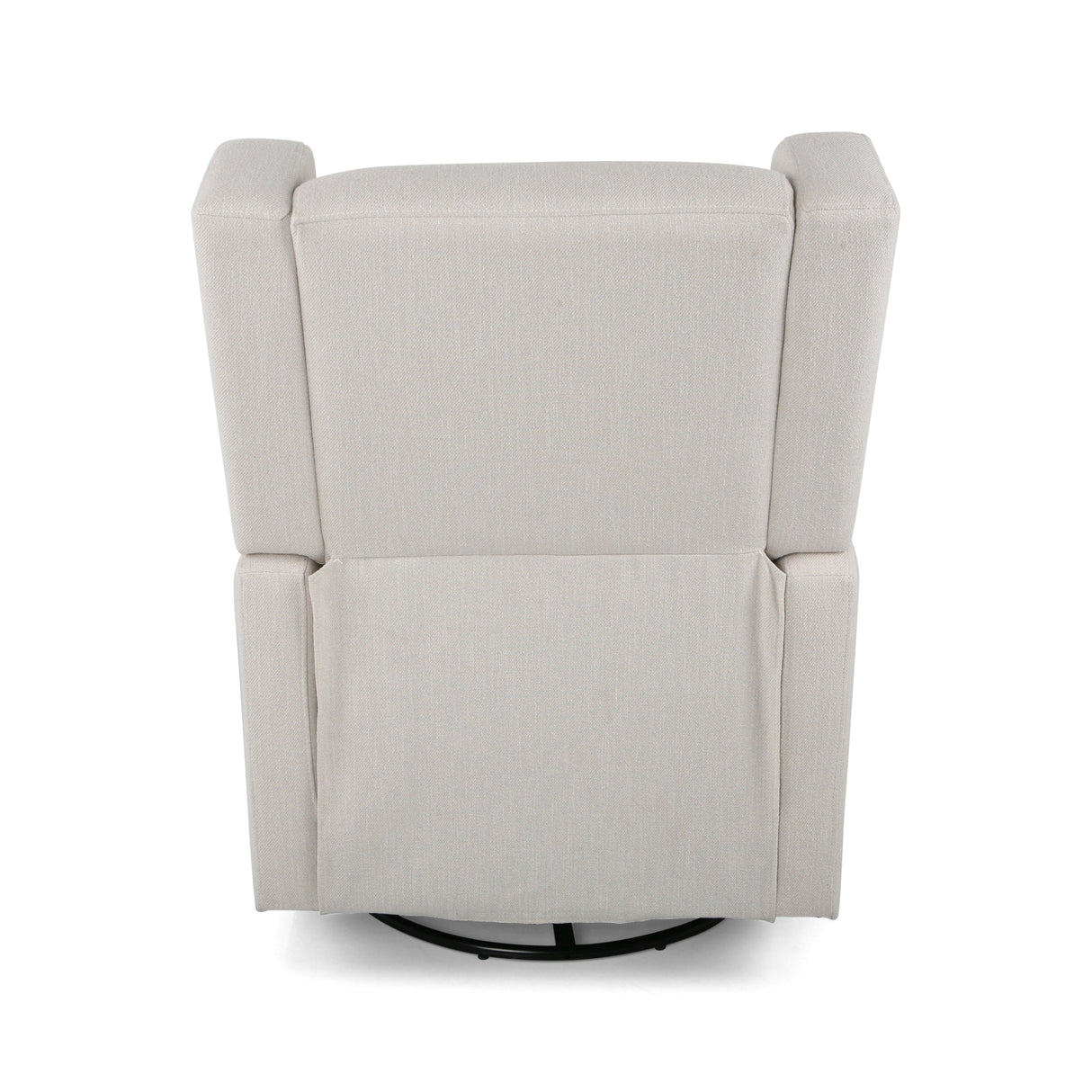 Hounker Contemporary Upholstered Swivel Recliner by Christopher Knight Home