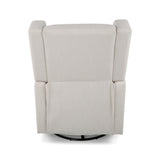 Hounker Contemporary Upholstered Swivel Recliner by Christopher Knight Home