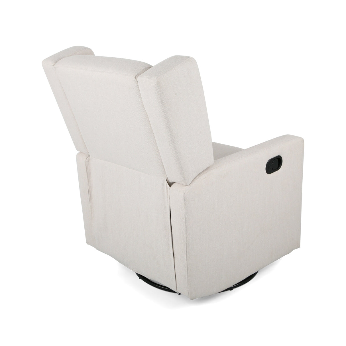 Hounker Contemporary Upholstered Swivel Recliner by Christopher Knight Home