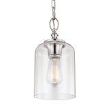 Hounslow Mini Polished Nickel 1-light Pendant