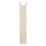 Household Essentials Hanging Shoe Bag Cedar Stow Closet Organizer, Natural