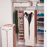 Household Essentials Hanging Shoe Bag Cedar Stow Closet Organizer, Natural