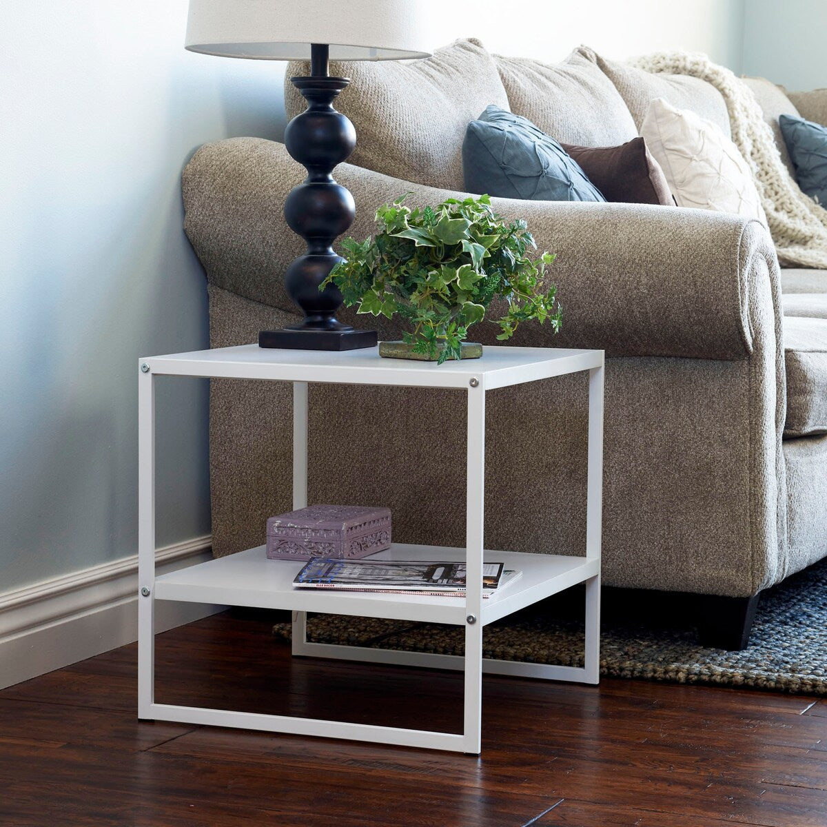 Household Essentials Square End Table
