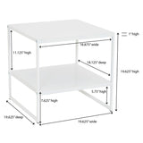 Household Essentials Square End Table