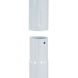 Household Essentials White Mega T-Post Assembly Clothesline Pole