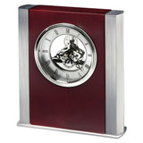 Howard Miller Grayson Transitional, Classic and Bold, Statement Table Clock with Skeleton Movements, Reloj de Mesa