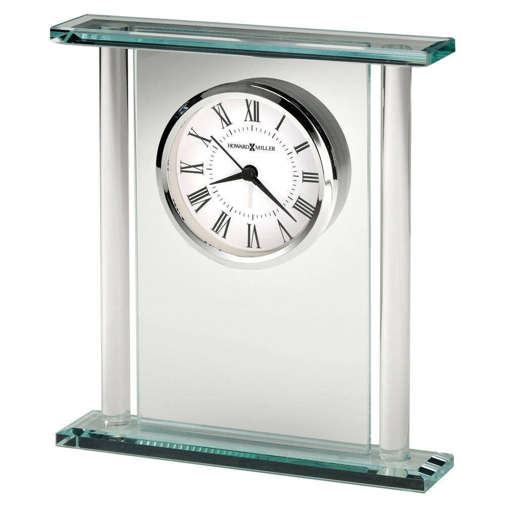 Howard Miller Julian, Chic, Bold, and Sleek, Art Deco, Vintage Table Clock, Reloj de Mesa