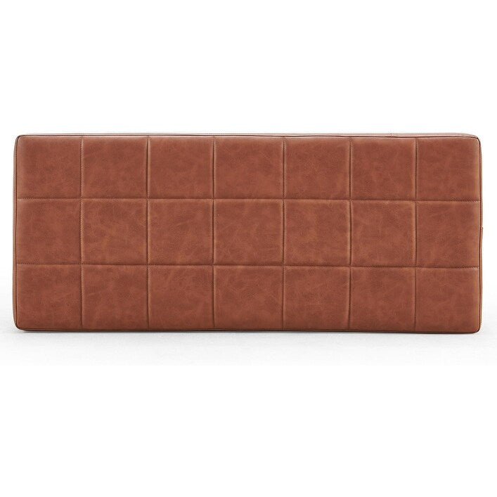 Howtai 36.6" Upholstered Leather PU Dining Bench