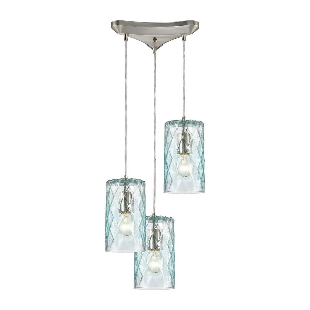 Hoylake Approach - 3 Light Pendant in Modern/Contemporary Style - 9
