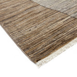 Overton Hudanah Brown/Copper/Chocolate Wool Hand-knotted Area Rug (8'9 x 11'9) - 8'9" x 11'9"/Surplus