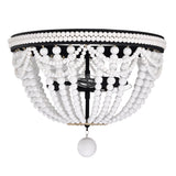 Hudson 16 Inch Bohemian Flush Mount 3-Light