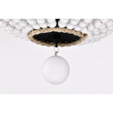 Hudson 16 Inch Bohemian Flush Mount 3-Light