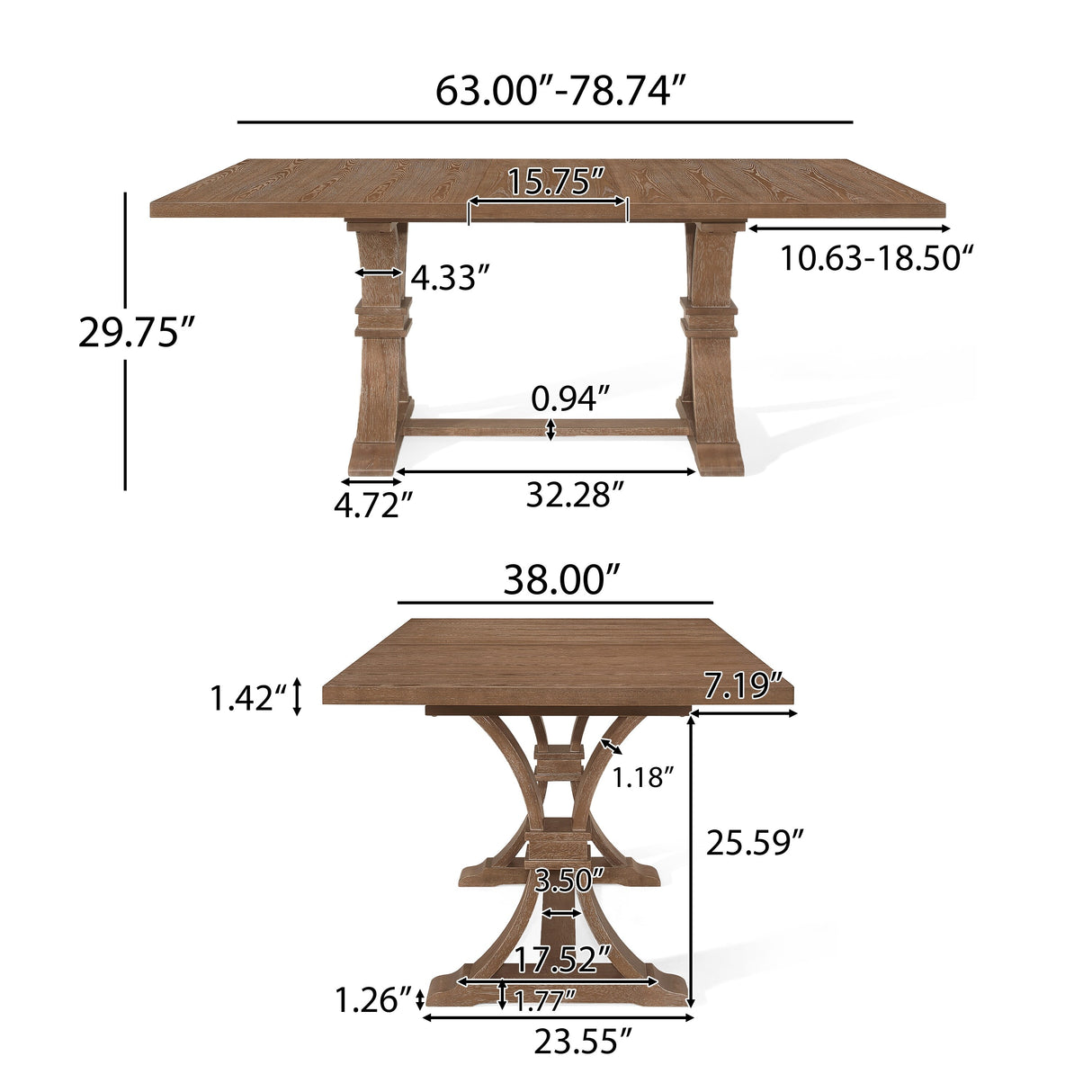 Hudson Fabric and Wood 7 Piece Dining Set by Christopher Knight Home