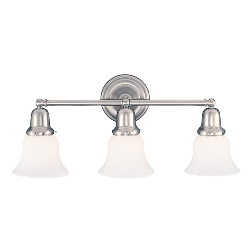 Hudson Valley Edison Collection 341 3-light Satin Nickel Bath And Vanity