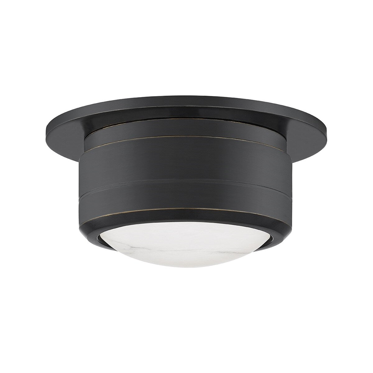 Hudson Valley Greenport LED Flush Mount/Wall Sconce with White Spanish Alabaster