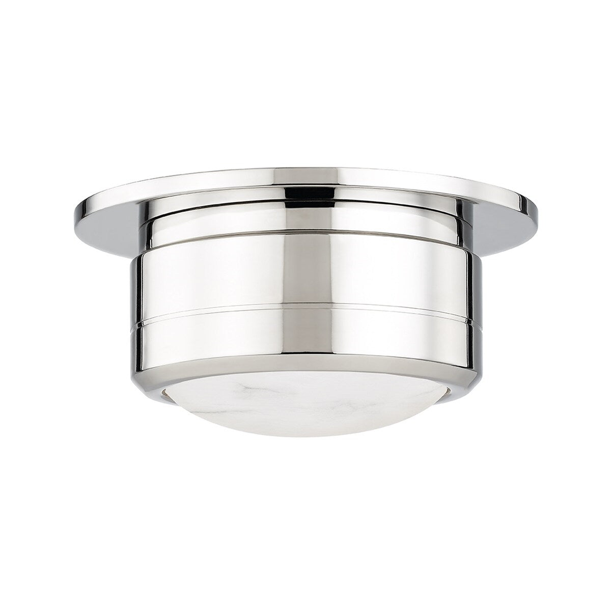 Hudson Valley Greenport LED Flush Mount/Wall Sconce with White Spanish Alabaster