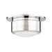 Hudson Valley Greenport LED Flush Mount/Wall Sconce with White Spanish Alabaster
