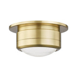 Hudson Valley Greenport LED Flush Mount/Wall Sconce with White Spanish Alabaster