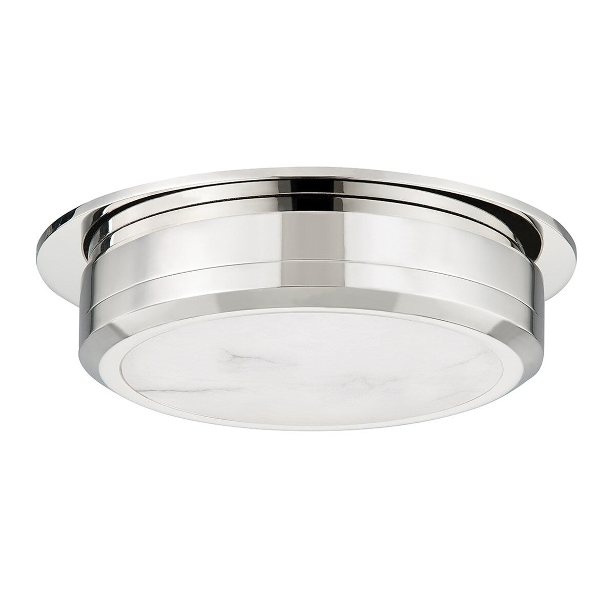 Hudson Valley Greenport LED Flush Mount/Wall Sconce with White Spanish Alabaster