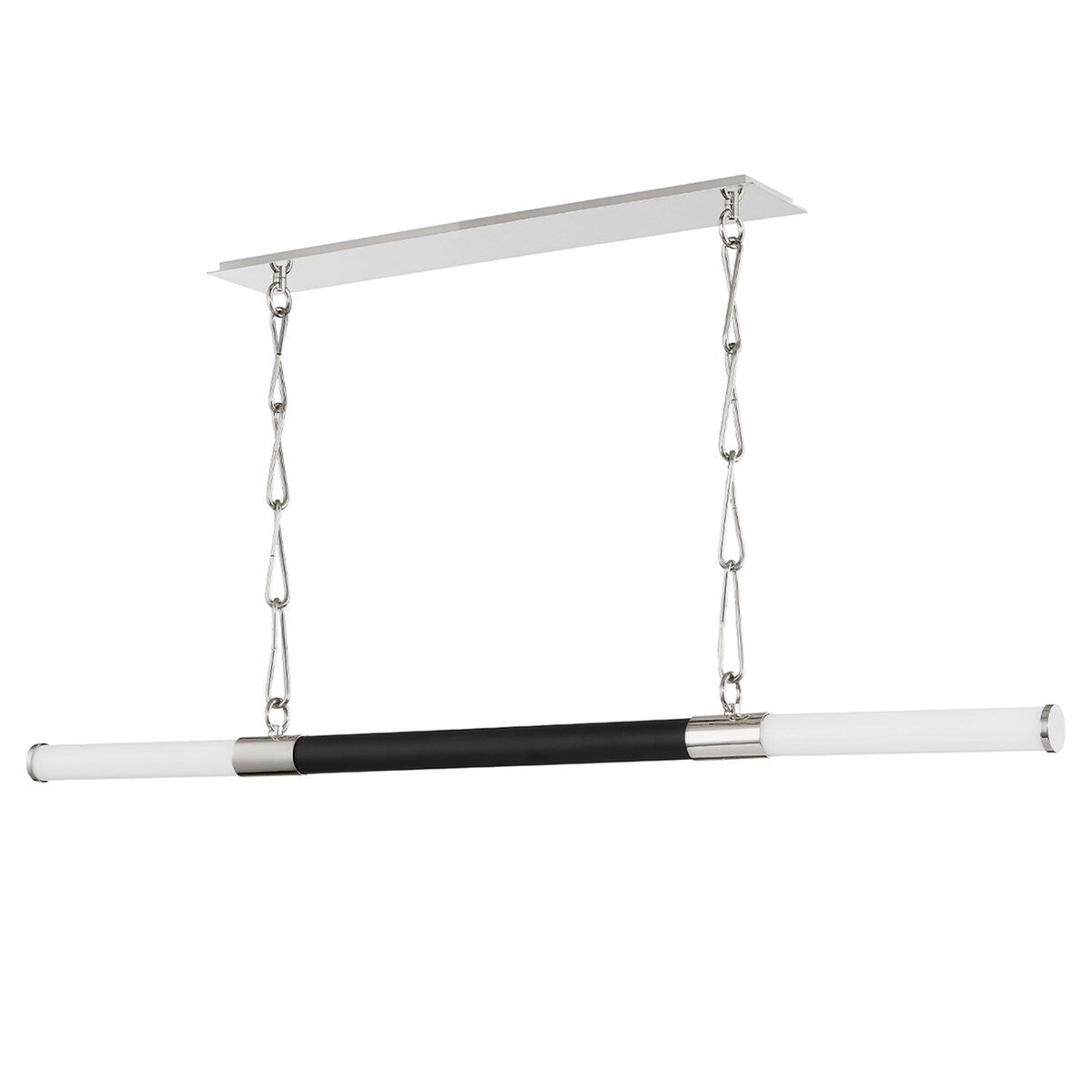 Hudson Valley Huntington LED Linear Island Pendant with White Extruded Jade