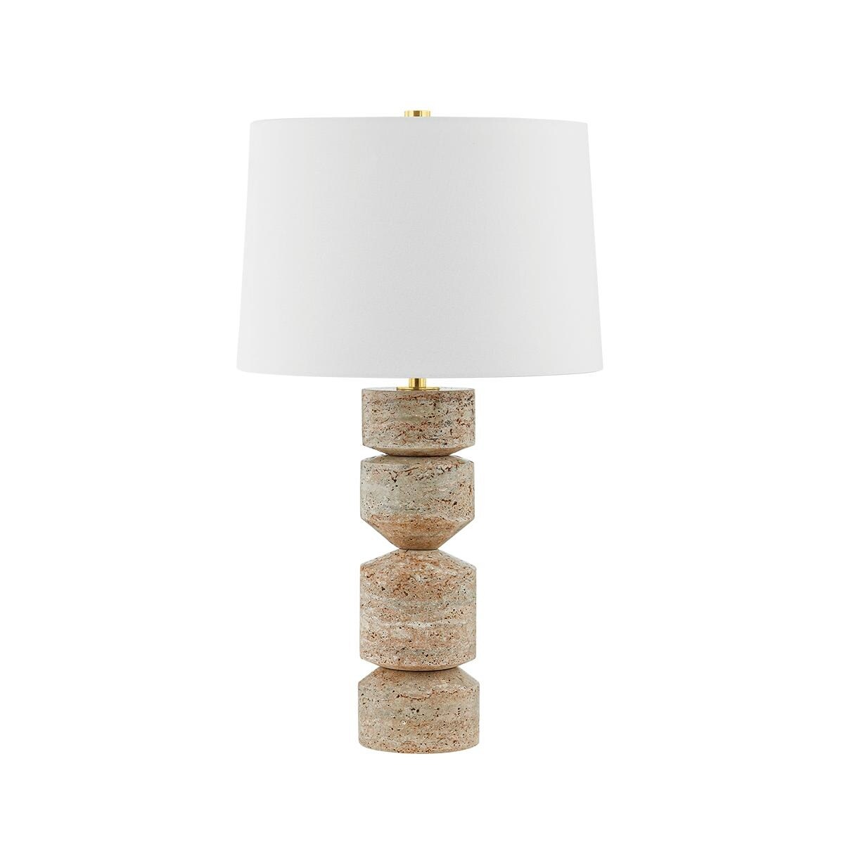 Hudson Valley Lighting Galeville 28.75" Table Lamp Aged Brass