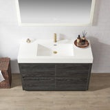 Huesca Bath Vanity with Composite Integral Sink Top without Mirror