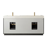 Huesca Bath Vanity with Composite Integral Sink Top without Mirror