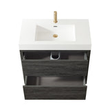 Huesca Bath Vanity with Composite Integral Sink Top without Mirror