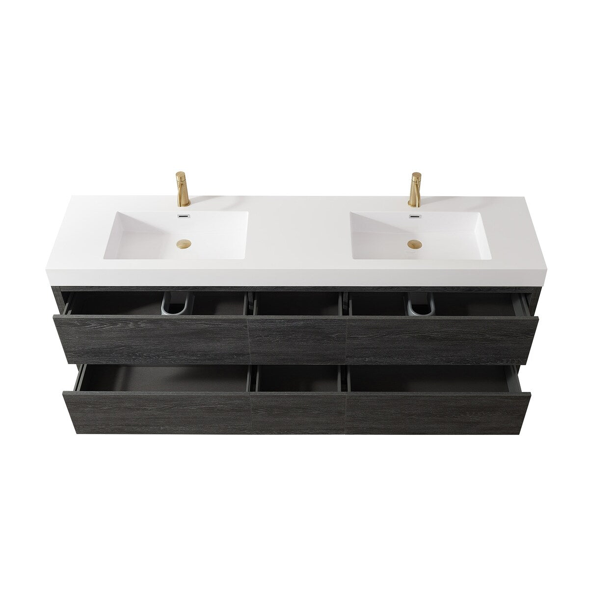 Huesca Bath Vanity with Composite Integral Sink Top without Mirror