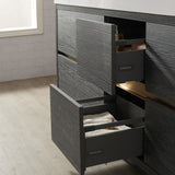Huesca Bath Vanity with Composite Integral Sink Top without Mirror