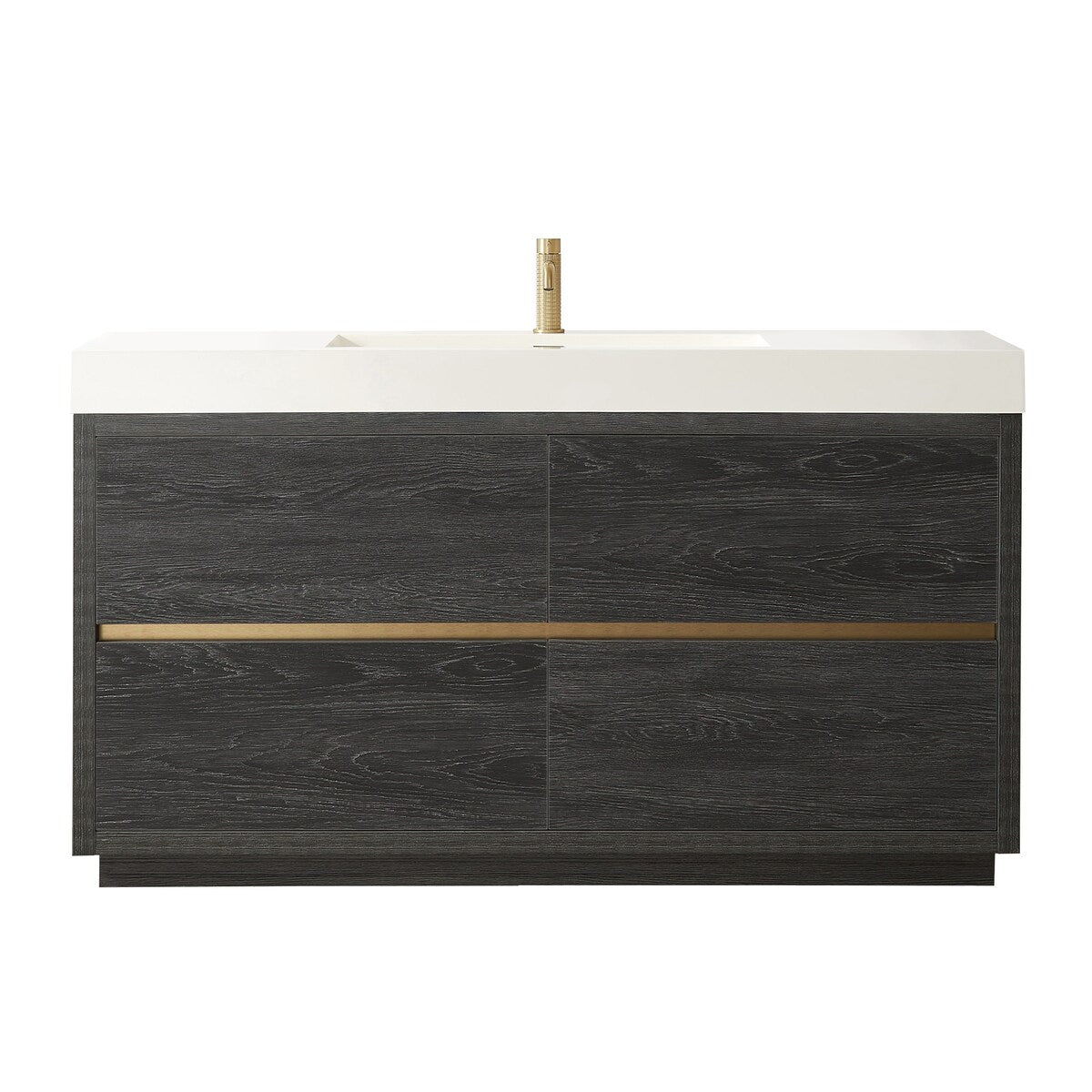 Huesca Bath Vanity with Composite Integral Sink Top without Mirror
