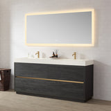 Huesca Bath Vanity with Composite Integral Sink Top without Mirror