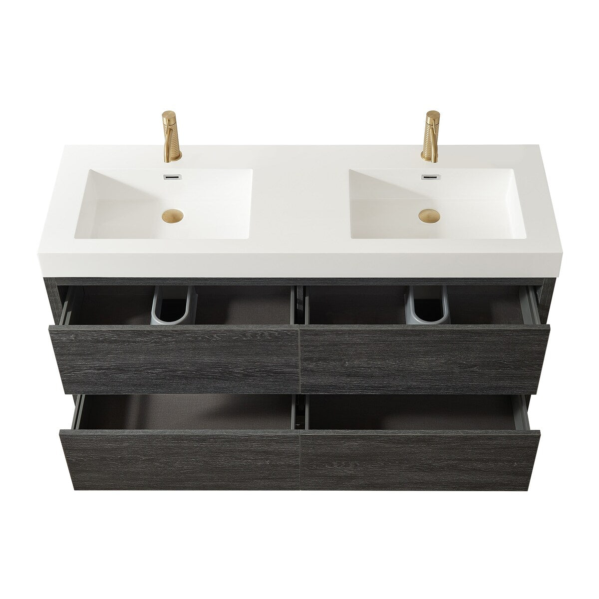 Huesca Bath Vanity with Composite Integral Sink Top without Mirror