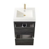 Huesca Bath Vanity with Composite Integral Sink Top without Mirror
