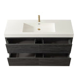 Huesca Bath Vanity with Composite Integral Sink Top without Mirror