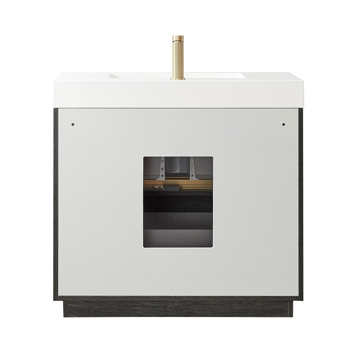Huesca Bath Vanity with Composite Integral Sink Top without Mirror