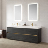 Huesca Bath Vanity with Composite Integral Sink Top without Mirror
