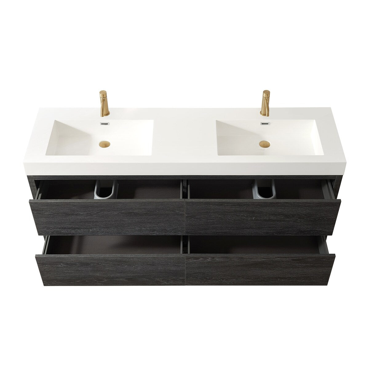 Huesca Bath Vanity with Composite Integral Sink Top without Mirror