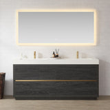 Huesca Bath Vanity with Composite Integral Sink Top without Mirror